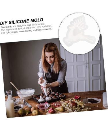 ABOOFAN 1pc Christmas Stencils Animal Silicone Molds Christmas Jewelry Casting Molds Silicone DIY Mold Candy - Buy Online on GoSupps.com