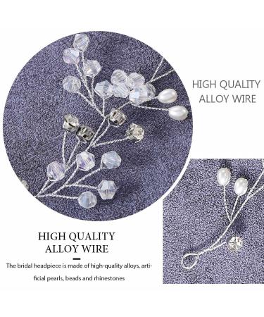 Yean Wedding Hair Vine 100cm Silver - Bridal Headband for Bride & Bridesmaid - Buy Online on GoSupps.com