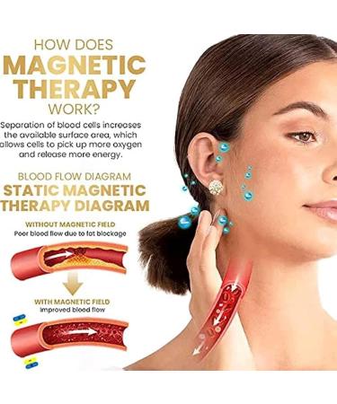 JIAWEIIY Dorina Ear Acupressure Magnetherapy Earrings 2/3Pairs Dorina Earrings Weight Loss Magnetic Earrings Ear Acupressure Earring (D) - Buy Online on GoSupps.com