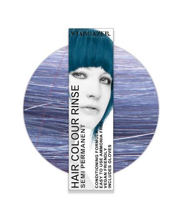 Stargazer Semi Permanent Hair Colour Rinse Oceana Blue Oceana Blue 70 ml (Pack of 1)