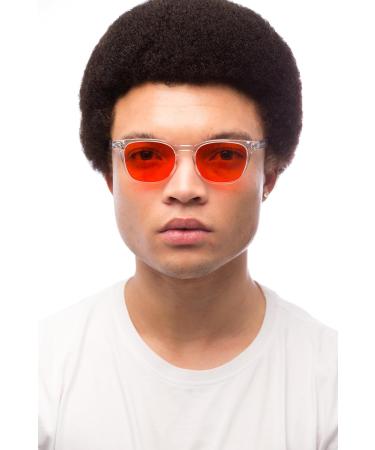 Crystal Blue Light Blocking Glasses - Reduce Eye Strain & Enhance Sleep | International Shipping Available - Buy Online on GoSupps.com