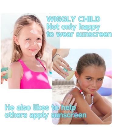 Buy Sunscreen Applicator for Kids - 2 Pack BPA-Free Sunblock Buddy Brush with Protective Caps | Skin-Friendly Sun Cream for Babies - Buy Online on GoSupps.com
