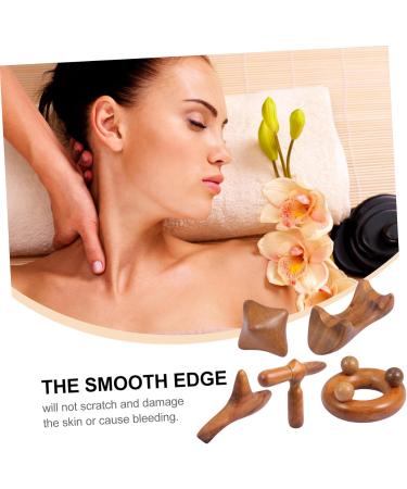 FRCOLOR 15-Piece Massage Tool Set - Sandalwood Scratching & Point Foot Massager Neck & Gua Sha Tools for Ultimate Health Care - Buy Online on GoSupps.com
