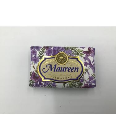 Maureen - Gift Soap Bar For Her Birthday Rose Scent Mum Grandmother Cleanser Lather Present Girl