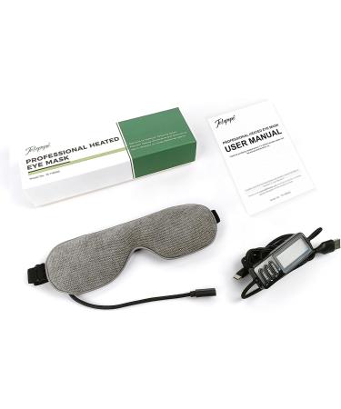 Heated Eye Mask - Moist Heat Therapy for Dry Eyes Blepharitis Dark Circles & Puffy Eyes - Perfect Gift for Men & Women (Gray - Buy Online on GoSupps.com