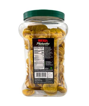 Iberia Saladito Plantain Chips 20 oz - Lightly Salted | Crispy Snack - Buy Online on GoSupps.com