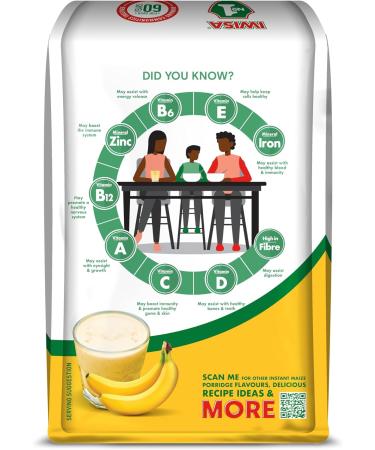 Iwisa Instant Breakfast Porridge Banana - Buy Online on GoSupps.com