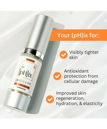 pHiller Peptide Serum - Advanced Anti-Aging Face Tightening Serum with Argireline & Tripeptides | Hydrating Vegan Formula for Fine Lines & Wrinkles (1oz - Buy Online on GoSupps.com