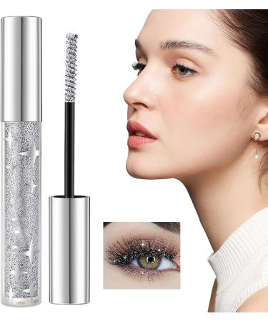  Generisch Glitter Mascara Diamond Mascara Extender Shiny Diamond Mascara Quick Drying Long Curling Long Lasting Volume Colorful 5g 1 Piece - Buy Online on GoSupps.com