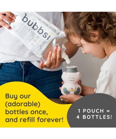 Bubbsi Organic Coconut Oil Baby Wash & Lotion Duo for Baby Acne & KP | Gentle, Sulfate-free Formula for Face & Body | Light Natural Scent, Won't Irritate Eyes - Buy Online on GoSupps.com