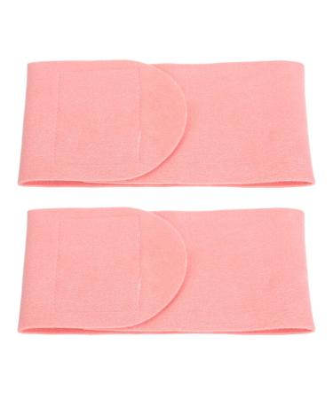 Gel Neck Patch 2 Pieces LeakProof Design Moisturizing Effect Cervical Wrap Patch for Rest Work Sports Entertainment () Pink