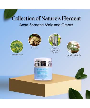 Scar Removal & Acne Cream | All-Natural Healing for Scars Spots & Pimples 1.7 fl oz - Buy Online on GoSupps.com