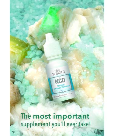 Natural Cellular Defense Liquid Zeolite Drops - Waiora Body Cleanse & Immune Support - pH Balance & Gut Health - Healthy Inflammatory Response - Buy Online on GoSupps.com