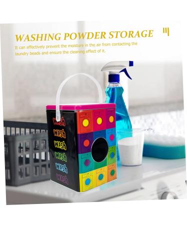 Alipis 3pcs Washing Storage Bucket Containers with Lids Laundry Beads Container Laundry Bin Detergent Dispenser Guest Bathroom Wrought Iron Laundry Tub Laundry Detergent - Buy Online on GoSupps.com