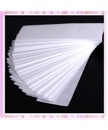 80Pcs Professional Hair Removal Wax Strips Nonwoven Fabric Depilatory Wax Paper Nail Hair Removal Paper Nail Supplies White Excellent - Buy Online on GoSupps.com