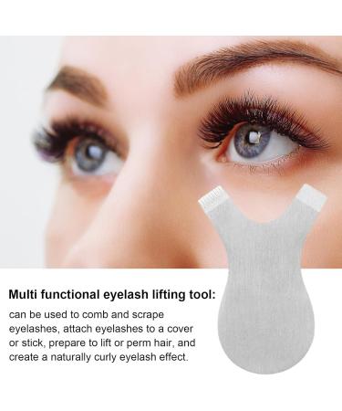 Virtcooy Y Shape Eyelash Brush Comb | Stainless Steel Eyelash Lift Brush | Reusable Grafting Eyelash Lift Portable Makeup Beauty Tool Supplies for Girls Women Silver Y - Buy Online on GoSupps.com