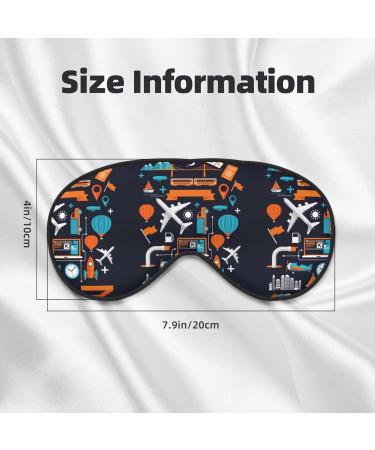 Creative Transport Sleep Mask | Adjustable Double-Sided Eye Mask | Soft Eye Covers for Sleep | Perfect Shading & Eye Edema Relief - Buy Online on GoSupps.com