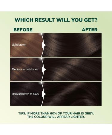 GARNIER Nutrisse Cream Permanent Hair Colour 30 Intense Dark Brown 100% Grey Coverage Nourished Hair Enriched With Avocado Oil 1 Application BROWN SHADES 30 Intense Dark Brown - Buy Online on GoSupps.com