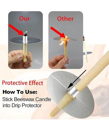 Natural Beeswax Ear Candles Set - 32 Pack for Ear Wax Removal and Cleaning - Buy Online on GoSupps.com