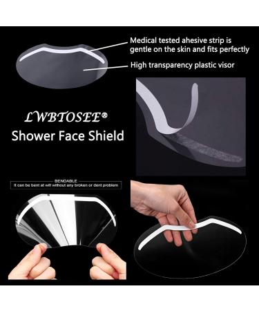 Lwtosis Transparent Hairspray Shield Mask for Hairdressers - 100pcs Face Protection for Salon & Barber Use - Buy Online on GoSupps.com