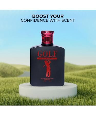 Golf Red Men's Cologne Bold & Sophisticated Scent With Citrus Spice And Woody Notes Long Lasting Fragrance For All Occasions Golf Red 3.4 Fl Oz (Pack of 1) - Buy Online on GoSupps.com
