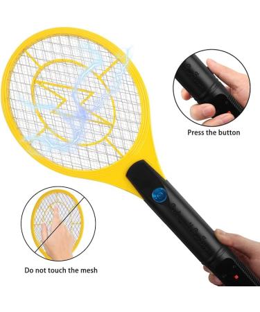 Zenoplige Bug Zapper USB Rechargeable Fly Zapper Racket Electric Bug Mosquito Swatter for Indoor and Camping Pest (16 16x5) - Buy Online on GoSupps.com
