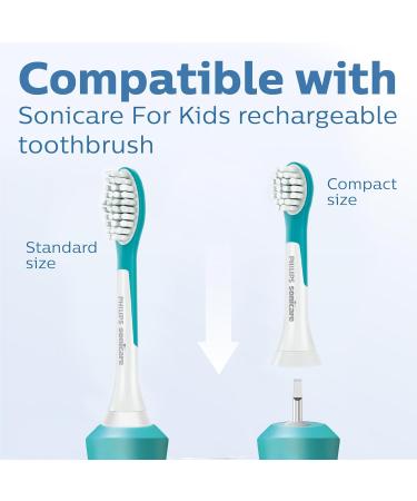 Philips Sonicare for Kids Original Compact Sonic Toothbrush Heads for 3+-Year-Old Kids 4 Unit Pack in Blue (Model HX6034/33) From the age of 3 single - Buy Online on GoSupps.com