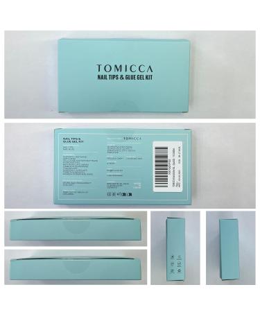 Tomicca Artificial Nails - Short Square Nail Tips for Gel Nails | 150 Pcs Soft Gel Full Cover Set with Glue | Professional Salon Quality - 15 Sizes Available - Buy Online on GoSupps.com