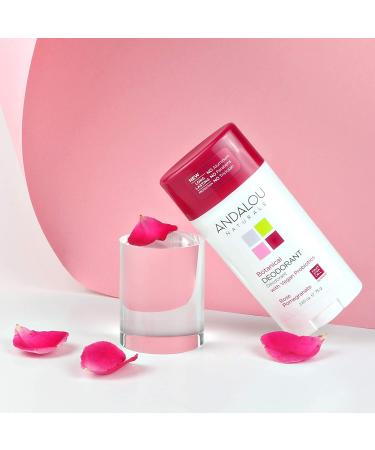 Buy Andalou Naturals Rose Pomegranate Deodorant 2.65oz - Natural & Eco-Friendly - Buy Online on GoSupps.com
