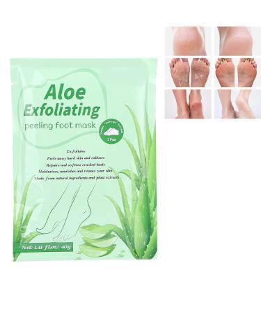 Foot Peeling Mask - 5 Aloe Moisturizing Packs for Smooth Feet | International Shipping - Buy Online on GoSupps.com