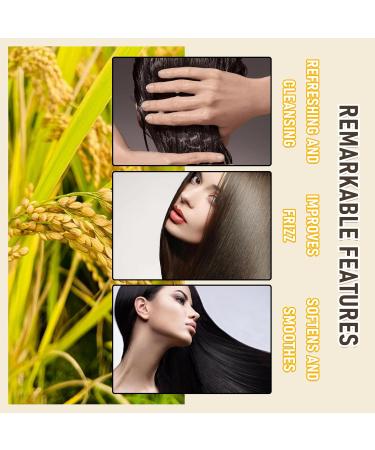 Rice Water Shampoo for Hair Growth | Volumizing All Hair Types | Nourishing Rice Shampoo for Women - Buy Online on GoSupps.com