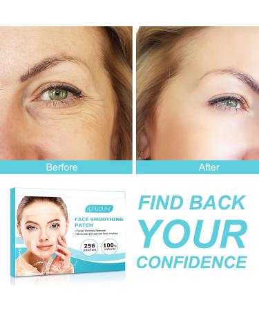 Forehead Face Wrinkle Patches - 256 Silicone Skincare Pads for Smoothing Frown Lines & Reducing Fine Lines Overnight - Buy Online on GoSupps.com