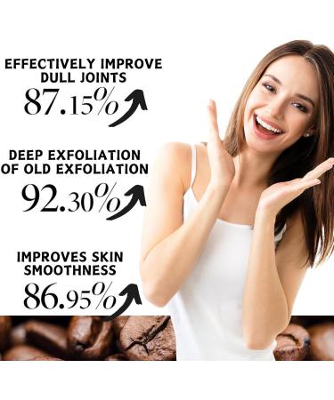 Body Scrub Exfoliator - Face Scrub - Coffee Moisturizing Exfoliating Body Scrub - Cleansing Skin - Lightening Dark Spots - Firming Skin - Even Skin Tone - Easy to Absorb - Formula Friendly - Buy Online on GoSupps.com