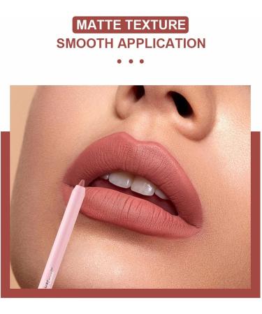  TianWlio Lip Balm Vibrant Colors for Women Makeup Lip Liner Waterproof Paste Crochet Color Crochet Line Rich Lipstick Foaming Lip Pencil No Lipstick - Buy Online on GoSupps.com