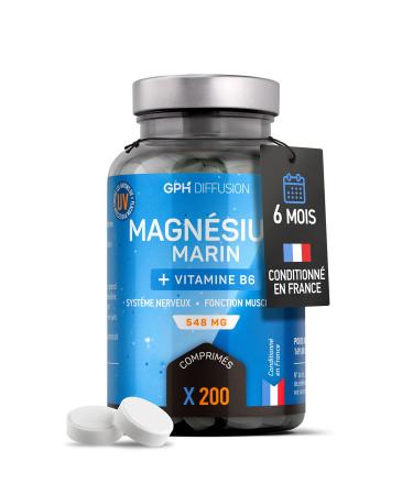 Marine Magnium + Vitamin B6-548 mg - 200 Tablets