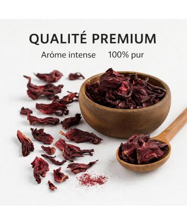 hibiscus BIO infusion 100% naturelle et digestive | Perte de poids naturelle | Boisson d tox drainante | R duit les ballonnements | Infusion chaude ou froide - Buy Online on GoSupps.com