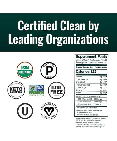 Natural Force Organic Clean Decaf Coffee + Organic MCT Oil Bundle 100% Pure Coconut MCTs & Mold & Mycotoxin Free Coffee Non-GMO Keto Paleo and Vegan - 12 Oz and 16 Oz - Buy Online on GoSupps.com