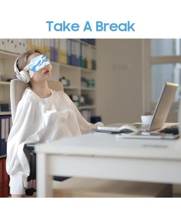 ZOESMIEN Steam Eye Mask 16 Packs for Dry Eyes, Dark Circles, and Puffiness - Self Heating, Stress Relief, Unscented - Buy Online on GoSupps.com