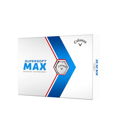Callaway Supersoft Max Golf Balls 12B PK 2023 Version White