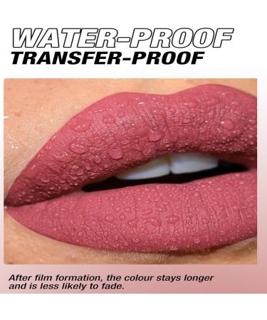  Raypontia Lip pencil and lipstick set - Matte lip gloss - 3X Velvet Lipstick Waterproof and Long-Lasting Lip Pencils Application - Buy Online on GoSupps.com