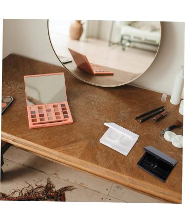TOVINANNA 8pcs Eye Shadow Box Eyeshadow Pans 2 Grids Eye Shadow Eye Shadow Case Empty Eyeshadow Plastic White - Buy Online on GoSupps.com