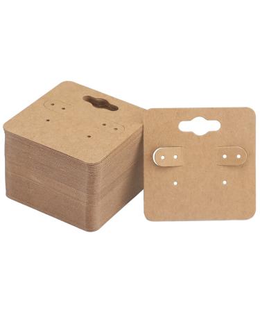 joycraft Earring Cards - 100Pcs 2 Kraft Earring Display Holder Cards  Blank Paper Cards with 6 Holes  Jewelry Display Cards for Selling  Hanging Earring  Jewelry DIY Crafts  Retail(2x2) Kraft x 100pcs 2x2 - Buy Online on GoSupps.com