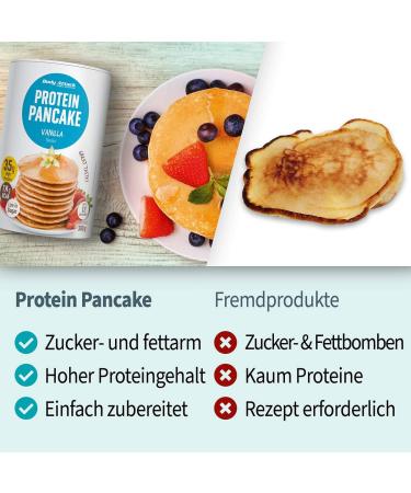 Buy Body Attack Protein Pancake Mix - Buttermilk & Oatmeal | 35% Protein Low Sugar Quick 5-Minute Baking | 3x300g for 36 Fluffy Pancakes - International Shipping - Buy Online on GoSupps.com