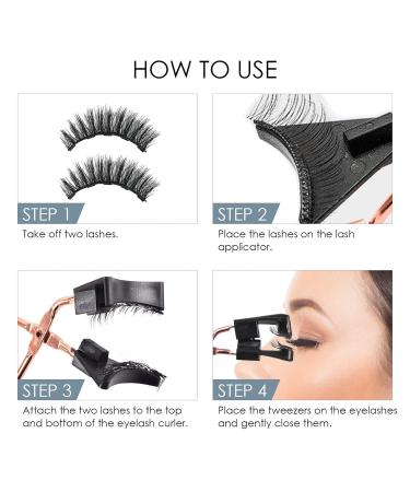 Magnetic Eyelashes Kit - No Glue or Eyeliner Needed | Reusable & Natural Look | Easy Wear False Lashes - 1 Pair - Buy Online on GoSupps.com