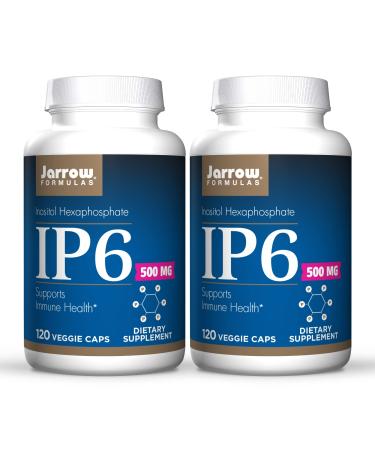 Jarrow Formulas IP6 Inositol Hexaphosphate 500mg 120 Caps 2Pk