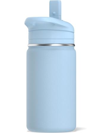 Hydrapeak Mini 14oz Kids Water Bottle with Straw Lid  Insulated Water Bottle Kids  Kids Water Bottle Stainless Steel  Kids Water Bottles (Cloud) 1 Cloud - Buy Online on GoSupps.com