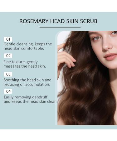 Gommage capillaire au romarin exfoliant pour un nettoyage et une nutrition en profondeur purifiant r gulateur de s bum apaisant et favorisant la pousse de cheveux sains. (1pcs) - Buy Online on GoSupps.com
