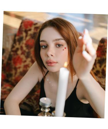 LALAFINA 15feuilles Autocollants De Visage Acrylique Avec Paillettes De D corations Pour Festivals Et Halloween Incluant Gemmes Vari es Pour Look Unique 10.4X5.9X0.3CMx3pcs Couleurs assorties x 3 pi ces - Buy Online on GoSupps.com