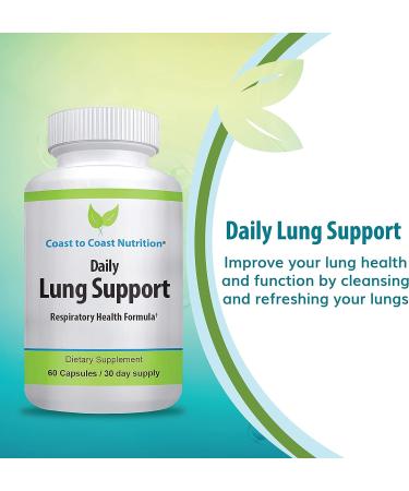 Lung Detox & Cleanser Supplement- Improves Breathing & Relieves Respiratory Issues - Fight Allergies, Wheezing & Coughing - 60 Capsules - Buy Online on GoSupps.com
