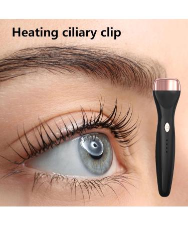 Heated Eyelash Curler USB Rechargeable Comb Eyelash Curlers 3 Temperature Settings Lash Curling Tool Rechargeable USB Eyelash Curling Tool Eyelash Curler with 3 Temperature Settings Black - Buy Online on GoSupps.com
